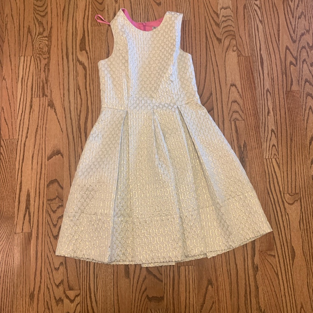 Gold Metallic Dress | Size 8